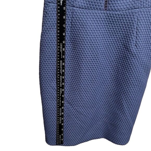 NWT-J. Crew- Women’s Powder Blue Portfolio Textured Sleeveless Sheath Dress, 10P - Picture 11 of 15